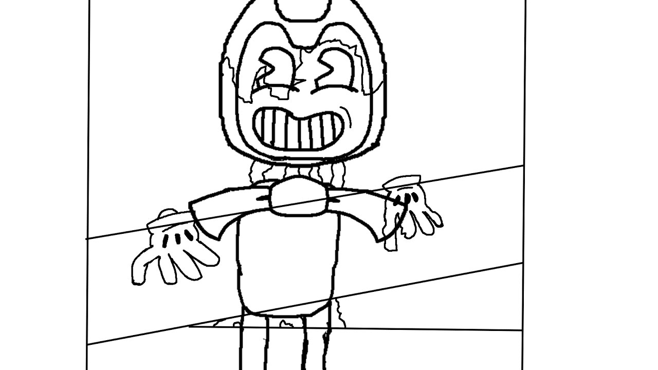 1280x720 Secrets Bendy Coloring Pages And The Ink Machine Print 515 Unknown