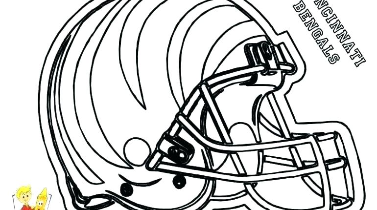 770x430 Cincinnati Bengals Coloring Pages Coloring Pages Football Helmets