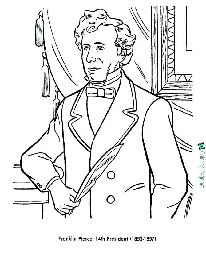 670x820 Ben Franklin Coloring Page Us Presidents Coloring Pages Benjamin