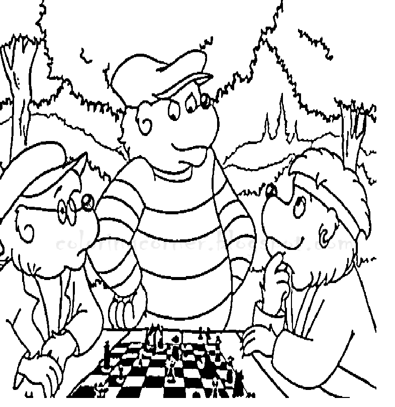786x811 Berenstain Bears Treehouse Coloring Page Coloring Pages