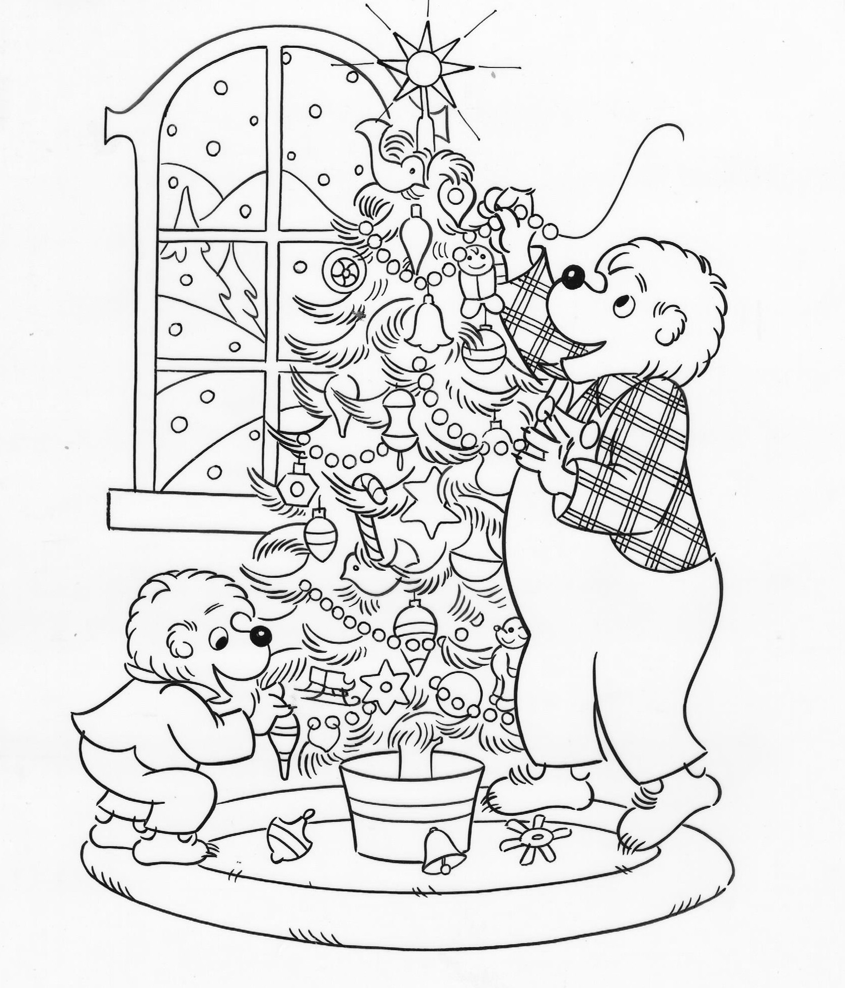 1679x1963 Berenstain Bears Treehouse Coloring Page Free Printable In Pages