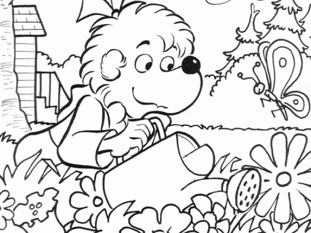 1048x786 Genuine Berenstain Bears Coloring Pages Treeho
