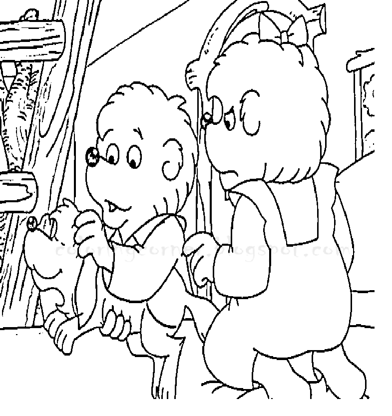 785x833 Berenstain Bears Coloring Page 562761
