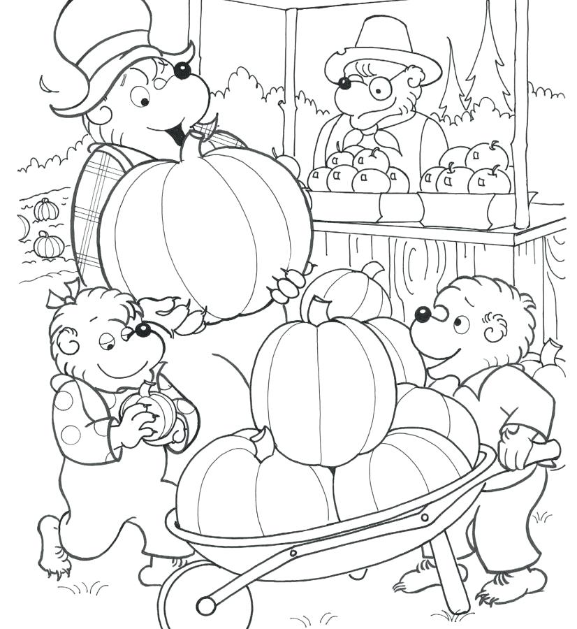 826x900 Berenstain Bears Coloring Pages Bears Coloring Page Free Printable