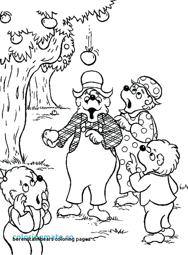 600x811 Berenstain Bears Coloring Pages Bears Coloring Pages Beautiful