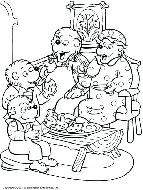 553x736 Berenstain Bears Coloring Pages Elegant The Berenstain Bears