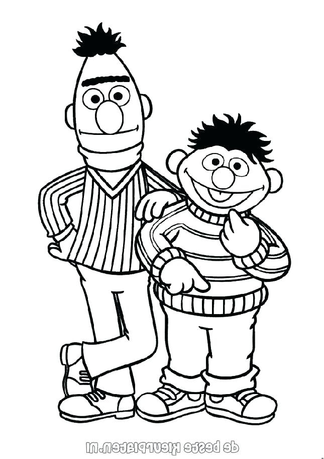 645x912 Bert And Ernie Coloring Pages Bert And Ernie Coloring Pages