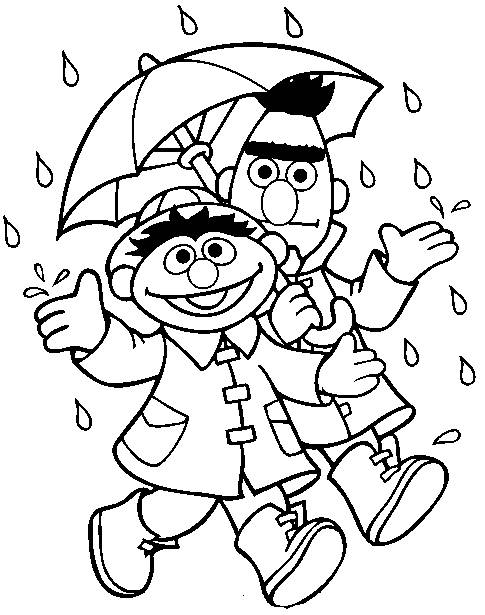 Bert Coloring Pages