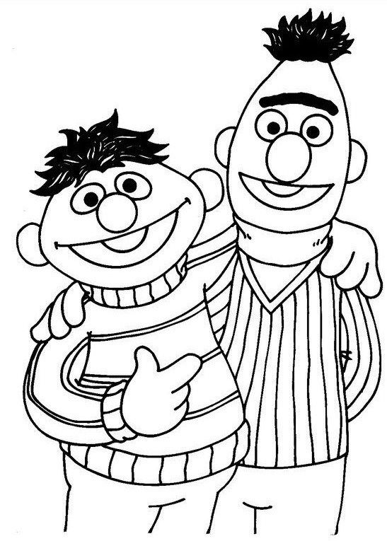 547x765 Mejores 9 De 20 Sesame Street Coloring Pages En