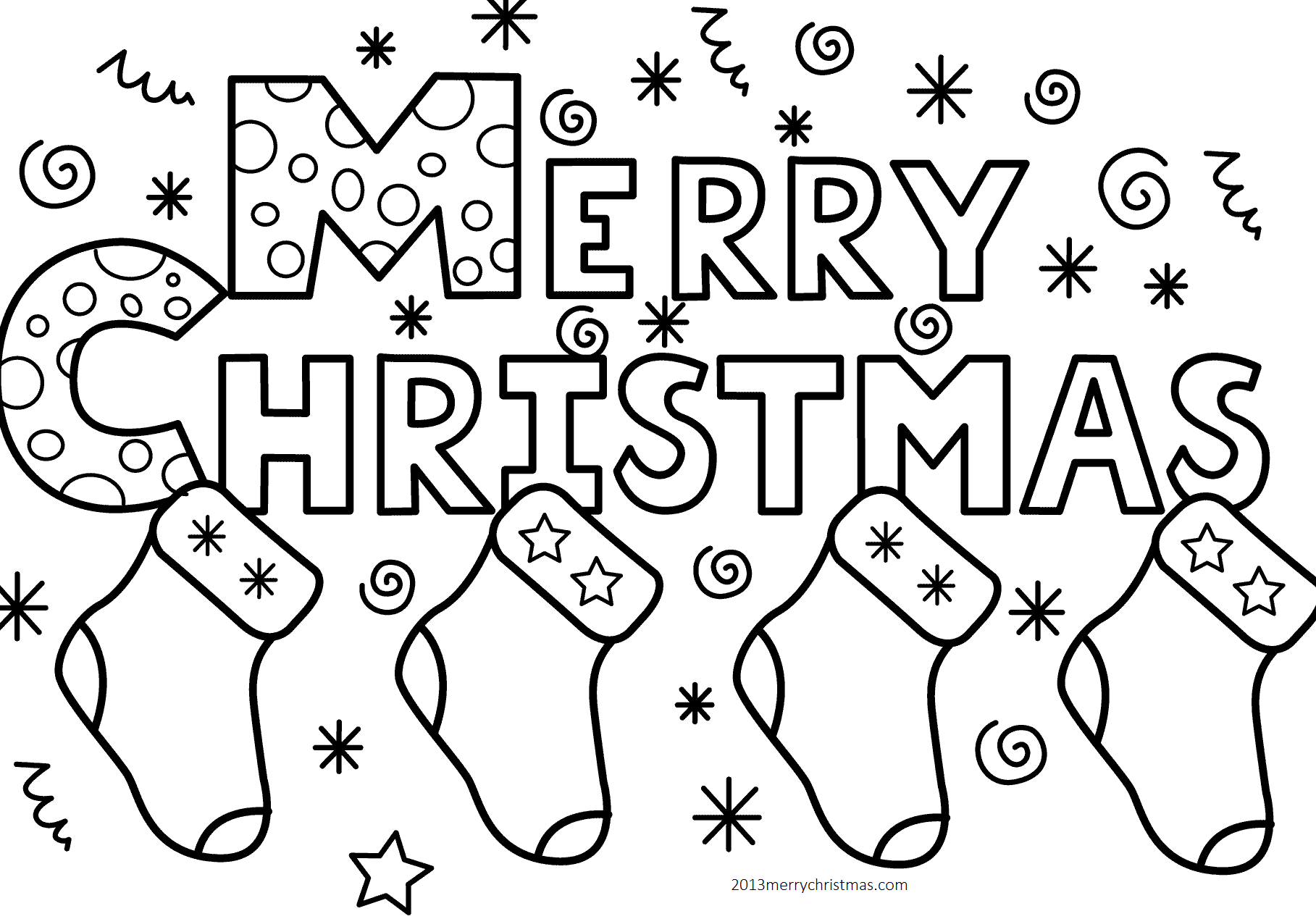 1817x1269 Best Christmas Coloring Pages For Preschoolers And Toddlers