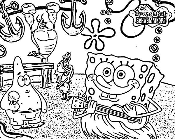 600x478 Best Coloring Sheets Sponge Bob And Patrick Holiday