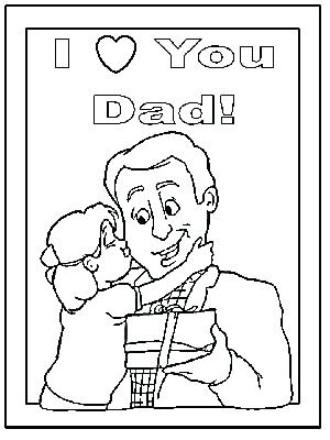 300x400 Happy Fathers Day Coloring Pages To Print Mom And Dad Coloring