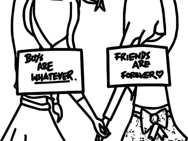 640x480 Best Friend Coloring Pages Best Friend Drawings For Kids S