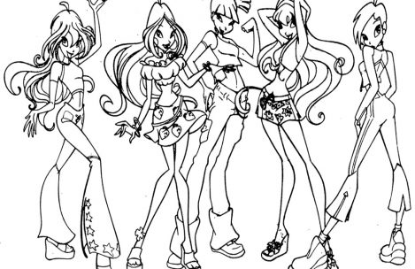 469x304 Best Friend Club Coloring Pages For Girls Just Colorings