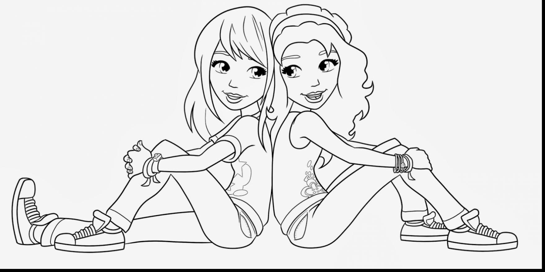 1760x880 Best Friend Coloring Pages For Girls 11883 And Friends