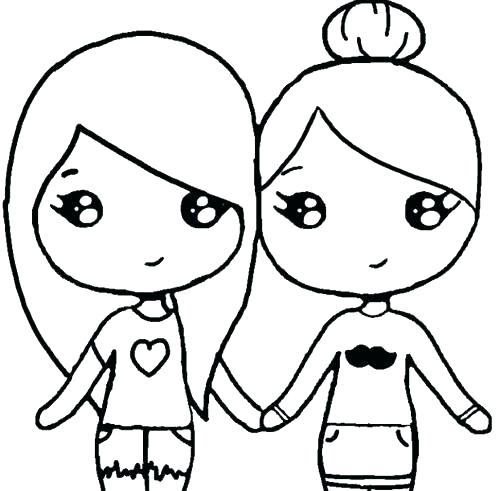 500x491 Best Friend Coloring Pages Print Best Friend Coloring Pages