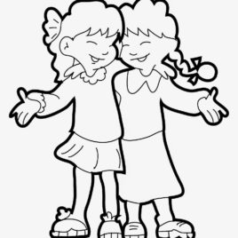 Best Friends Forever Coloring Pages