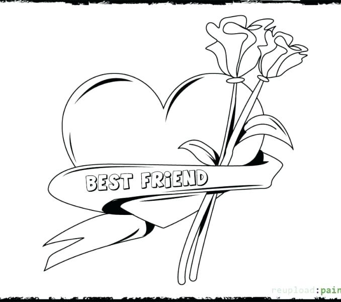 678x600 And Are Best Friends Coloring Page Free Printable Click To See