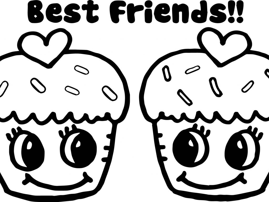 1024x768 Coloring In Pages Friendship Coloring Pages Best Friends Forever