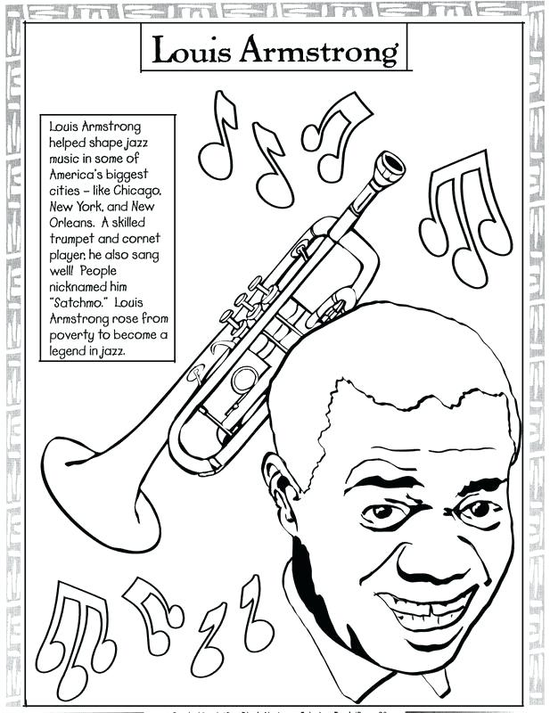617x800 Louis Armstrong Coloring Page Train Colouring Pages Best Brother