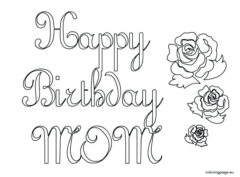 804x595 Mom Coloring Page Mommy Coloring Pages Happy Birthday Mom 2