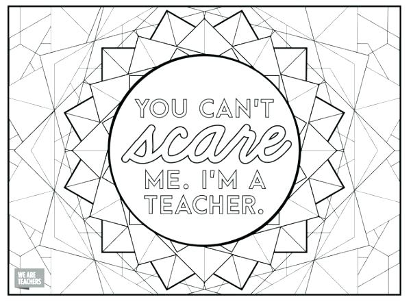 600x450 Teacher Coloring Pages Teacher Coloring Pages Because Teachers Are