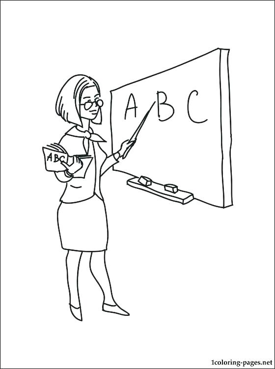 560x750 Coloring Pages For Teachers Best Teacher Coloring Pages Best