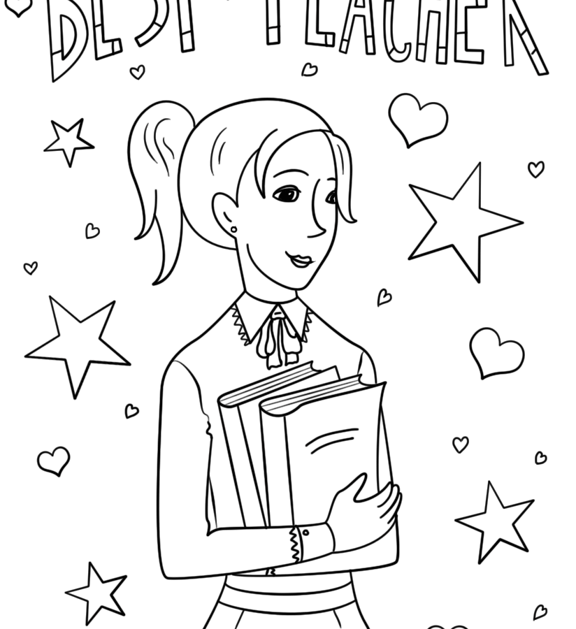 824x900 Excellent Teacherg Page Appreciation Colouring Pages Number Super