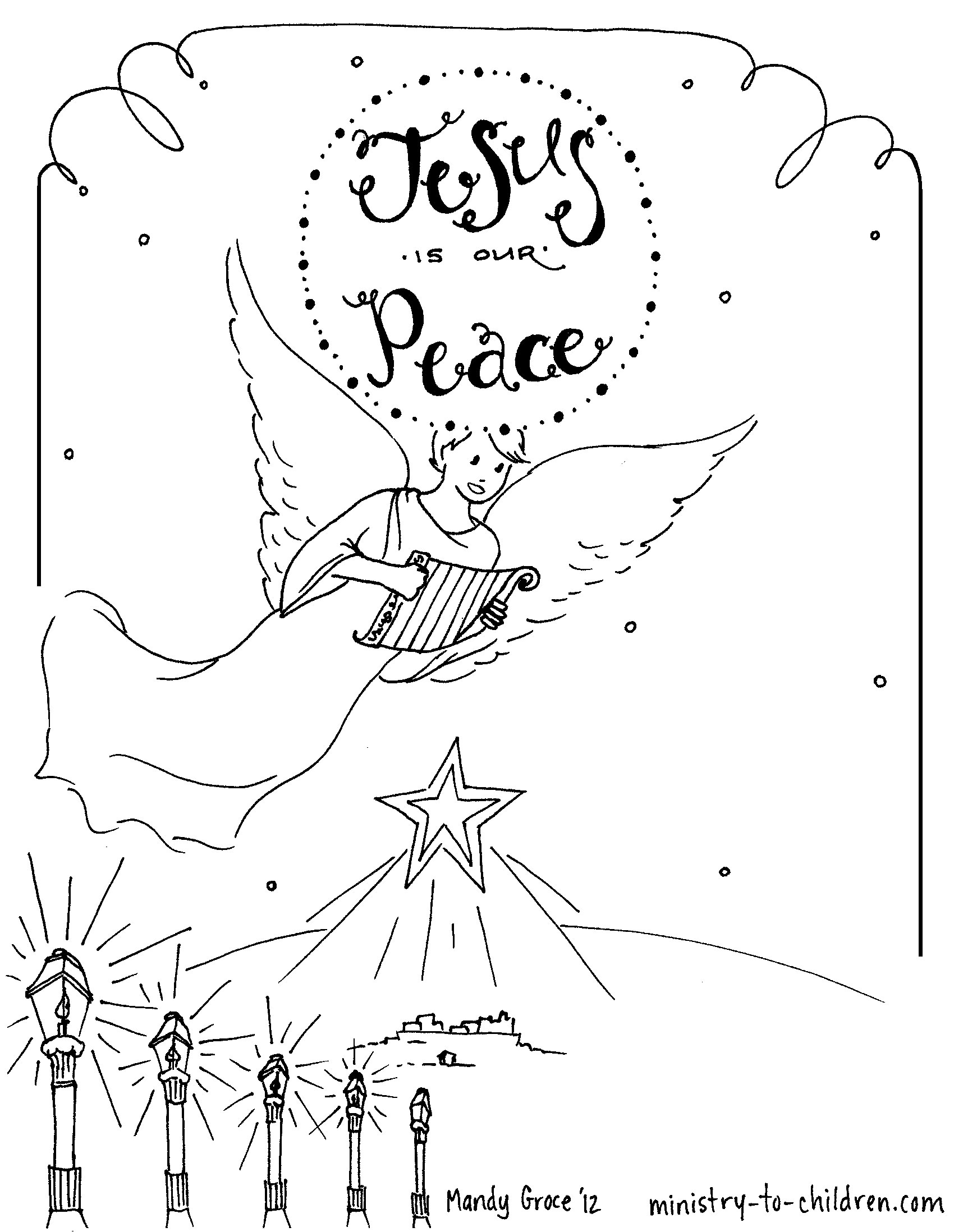Bethlehem Coloring Pages