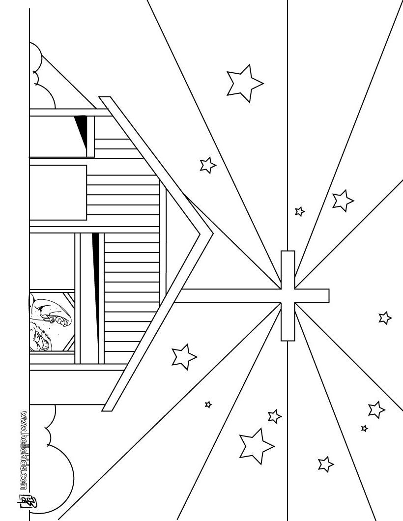 820x1060 Bethlehem Christmas Star Coloring Page Breakfast With Santa