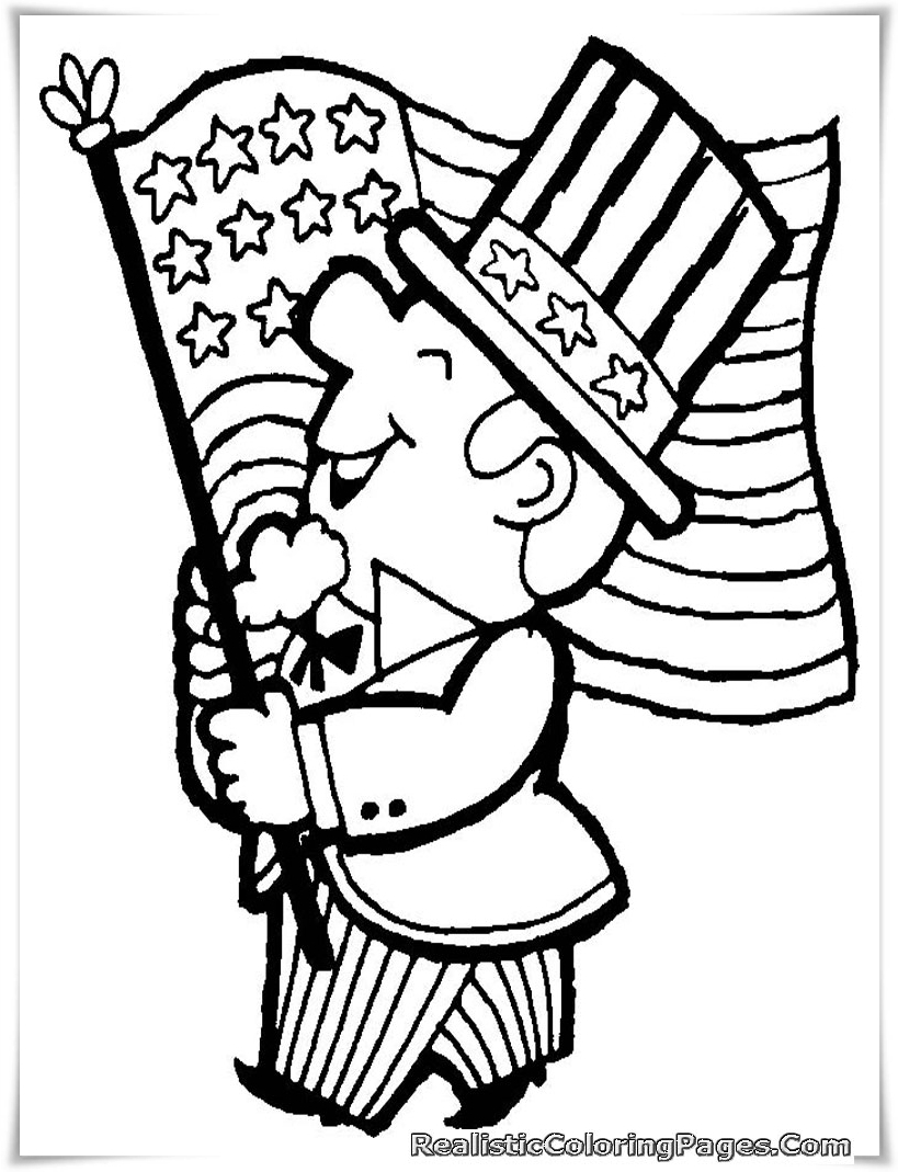 Betsy Ross Coloring Page