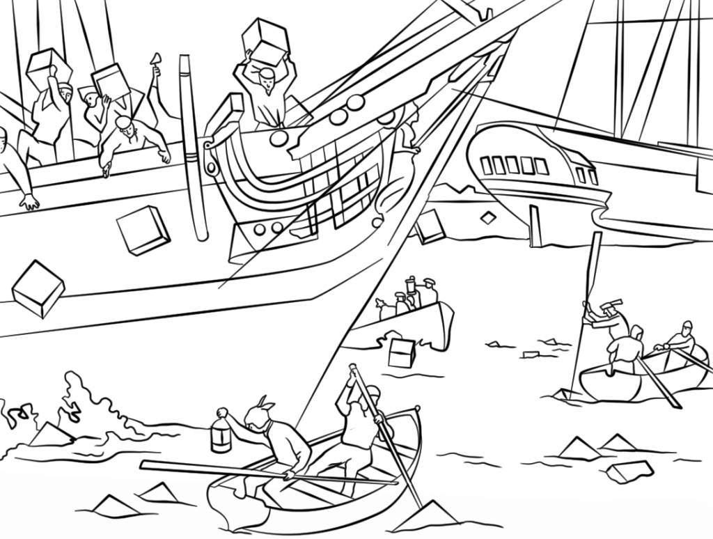 1024x774 Betsy Ross Flag History American Revolutionary War Coloring Pages