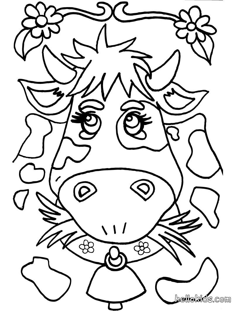 820x1060 Calf Coloring Pages To Print Coloring For Kids 2018