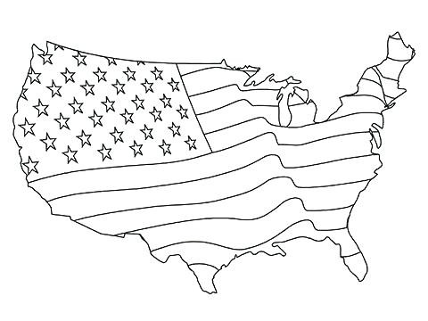 480x360 American Flag Coloring Page Awesome American Flag Betsy Ross