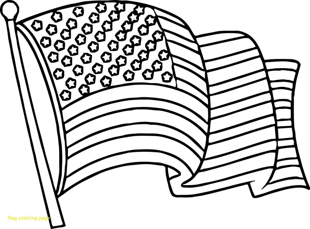 1024x759 American Flag Coloring Page