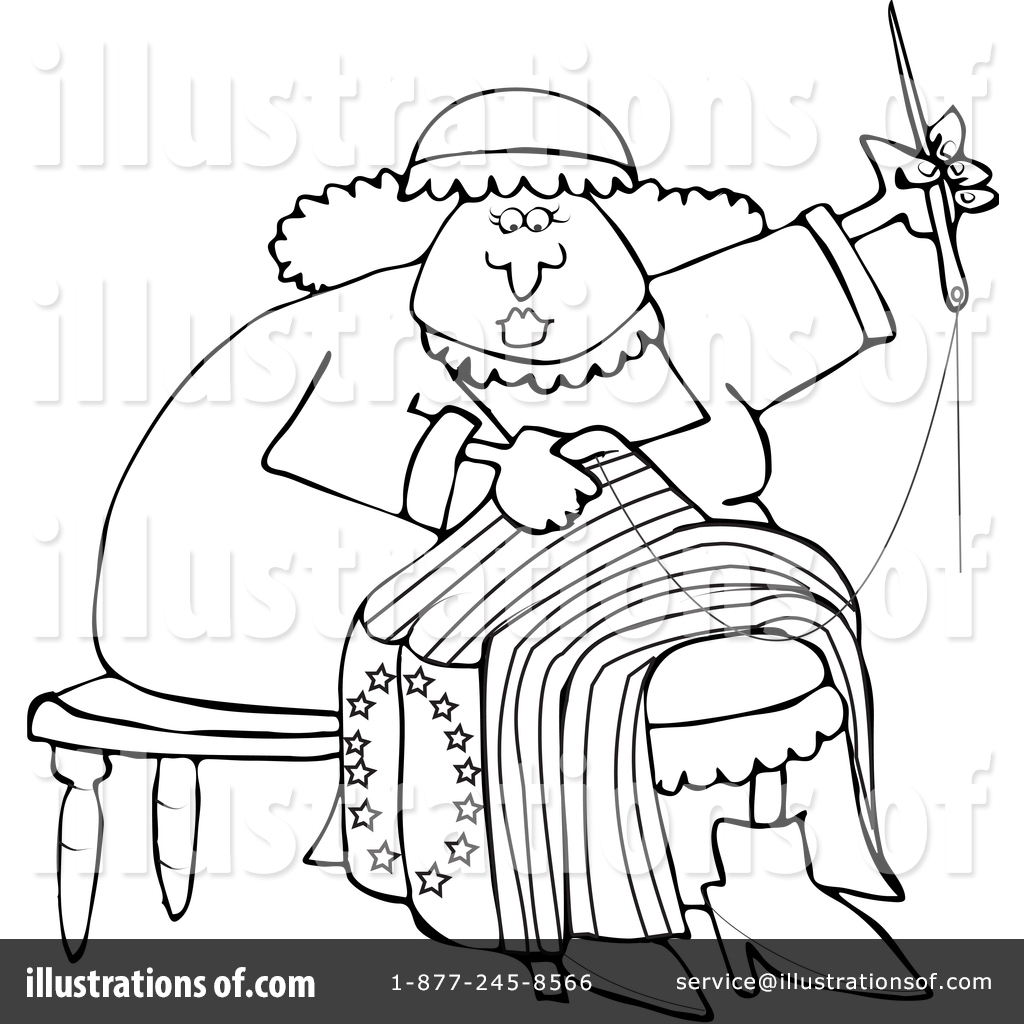1024x1024 Betsy Ross Clipart