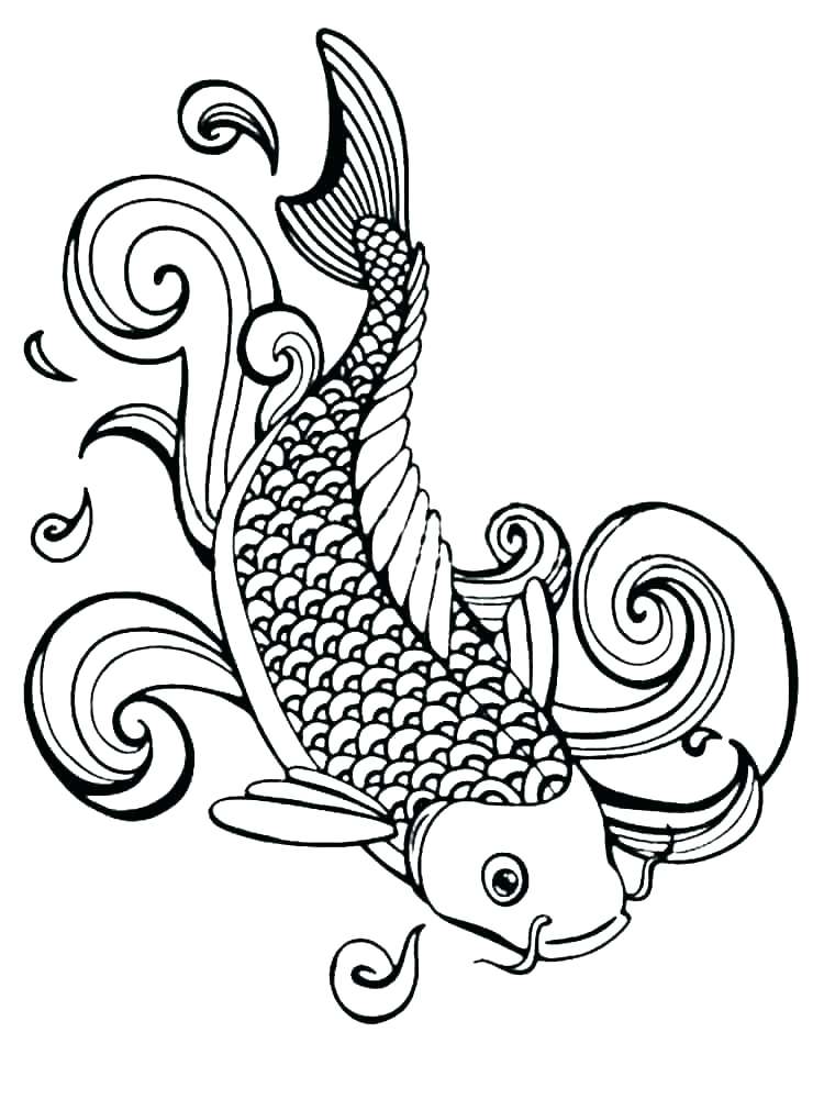 750x1000 Free Printable Rainbow Fish Coloring Pages Printable Fish Coloring