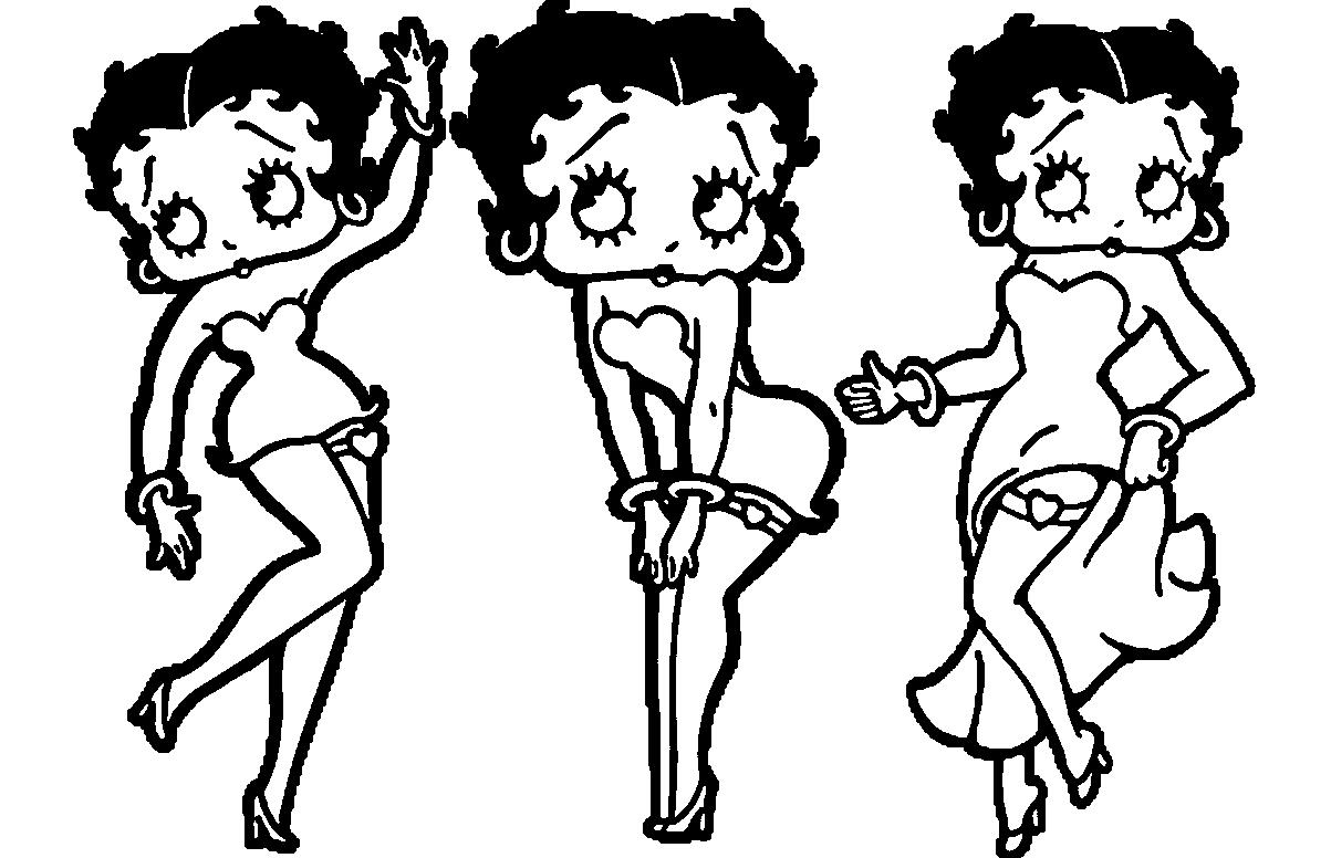 1203x776 Baby Betty Boop Coloring Pages