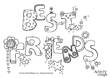 460x325 Free Printable Bff Coloring Pages