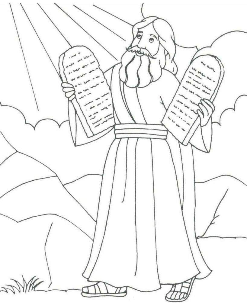 818x1003 Guaranteed Bible Character Coloring Pages Prin