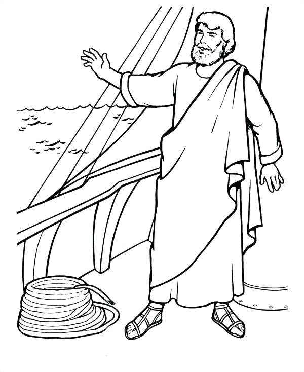 600x734 Bible Character Coloring Pages
