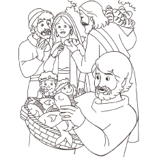 230x230 Bible Story Coloring Pages Spectacular Idea