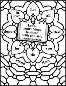 216x279 Free Bible Coloring Pages About Love, And Free Bible Valentines