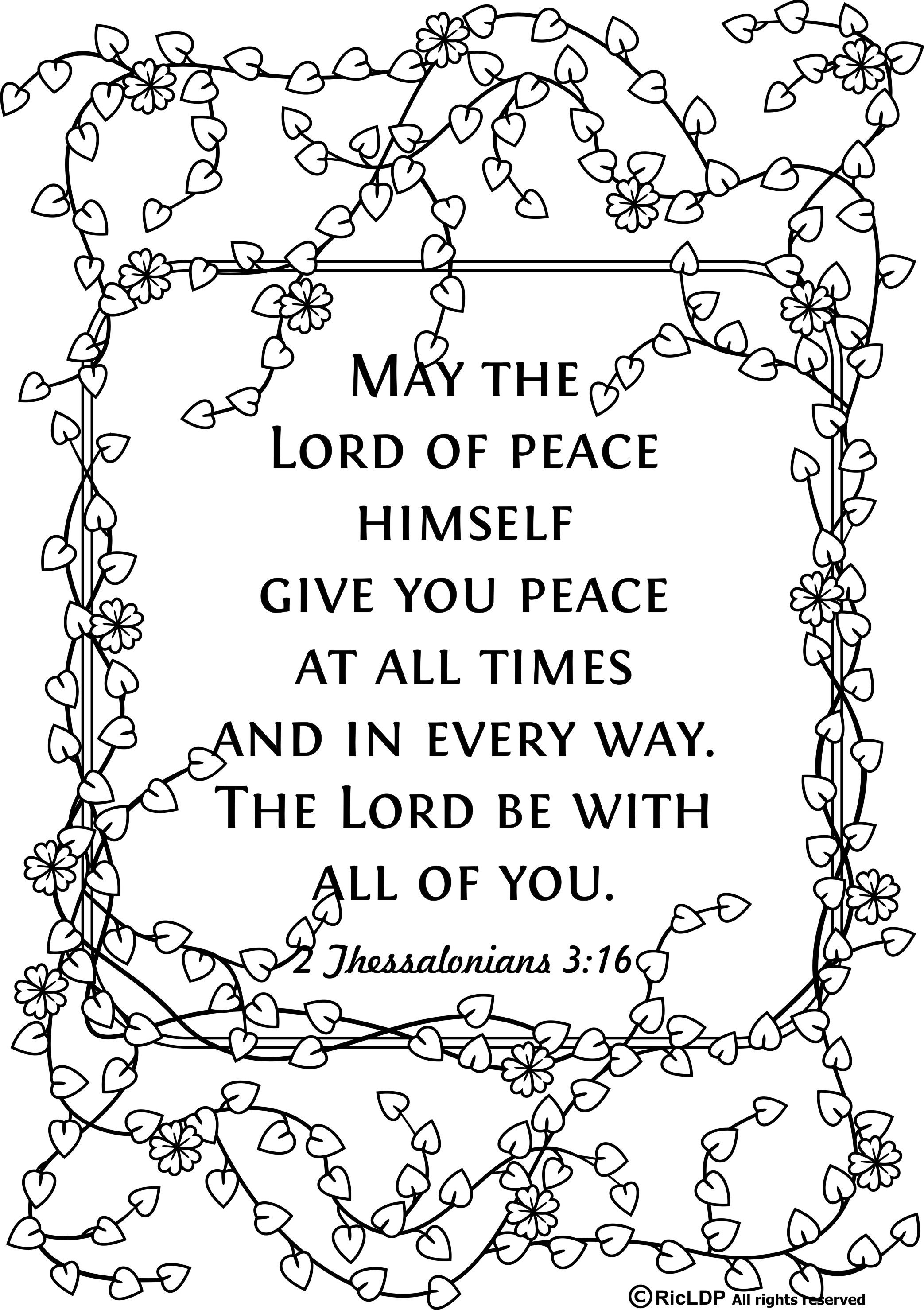 2086x2957 Unique Bible Verse For Adult Coloring Pages Kyv Design Printable