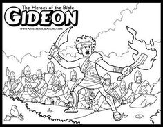 236x183 Free Printable Bible Coloring Page Of Gideon Gideon Coloring