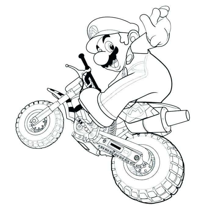 730x681 Bicycle Coloring Page