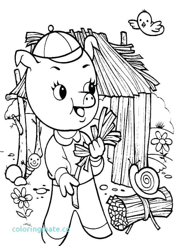 600x825 Big Bad Wolf Coloring Page Shippa.co