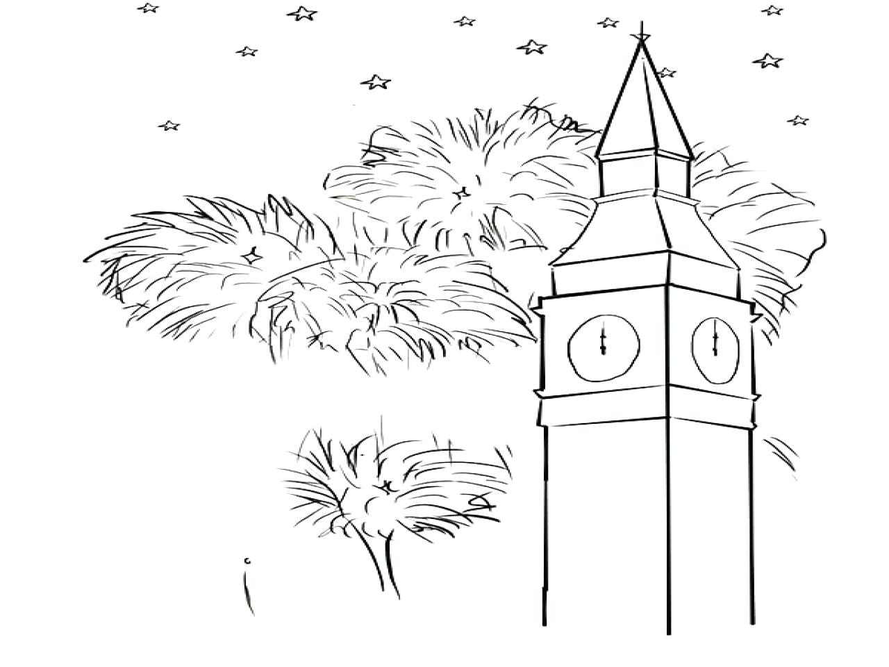 1280x960 Big Ben Clock Tower Architechture Coloring Pages Thanksgiving Food