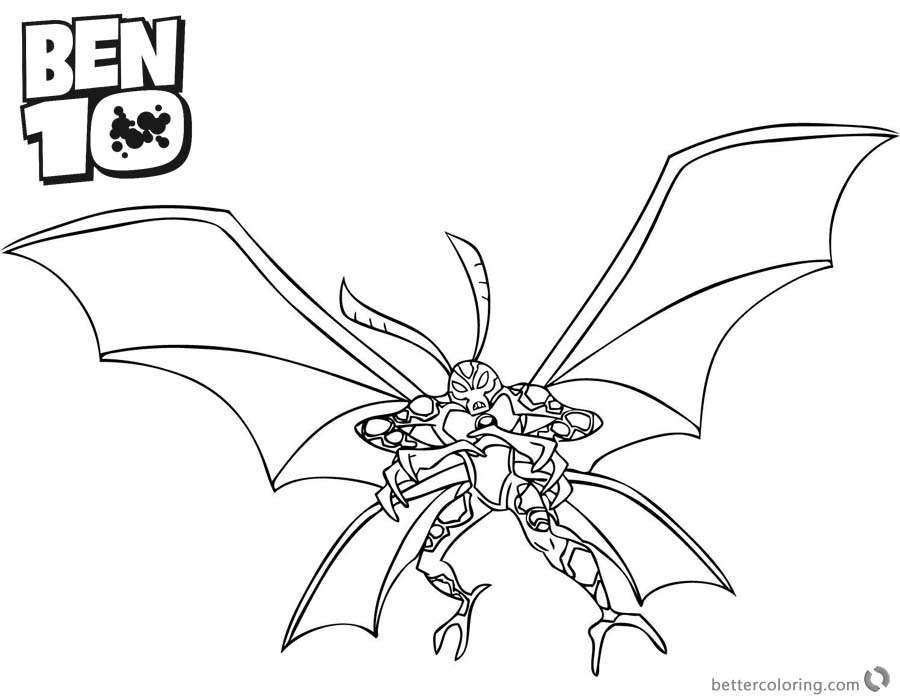 900x700 Ben 10 Coloring Pages Big Chill