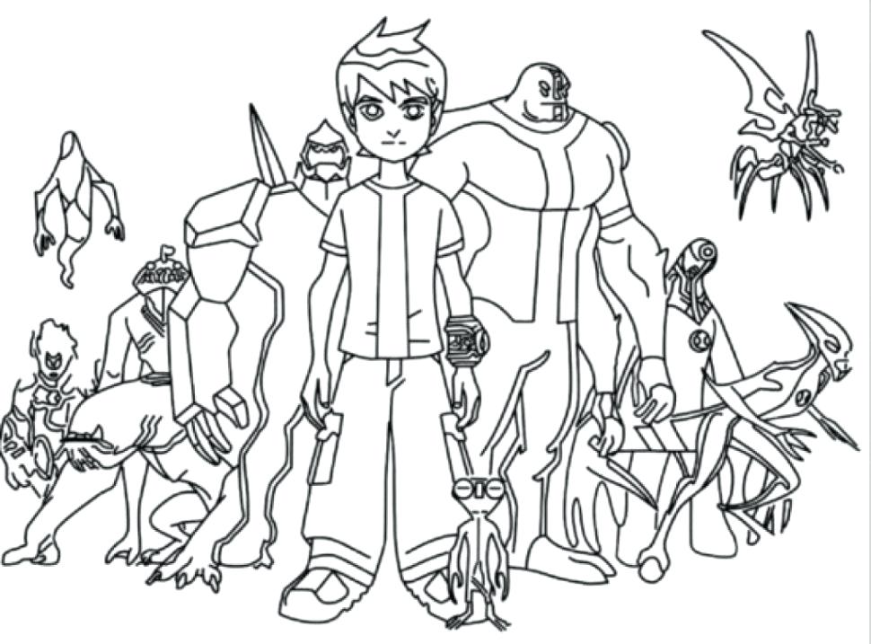 970x717 Ben 10 Coloring Pages Games Ben 10 Coloring Pages Games Large Size